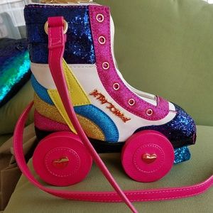 Betsey Johnson Roller Girl Crossbody Bag